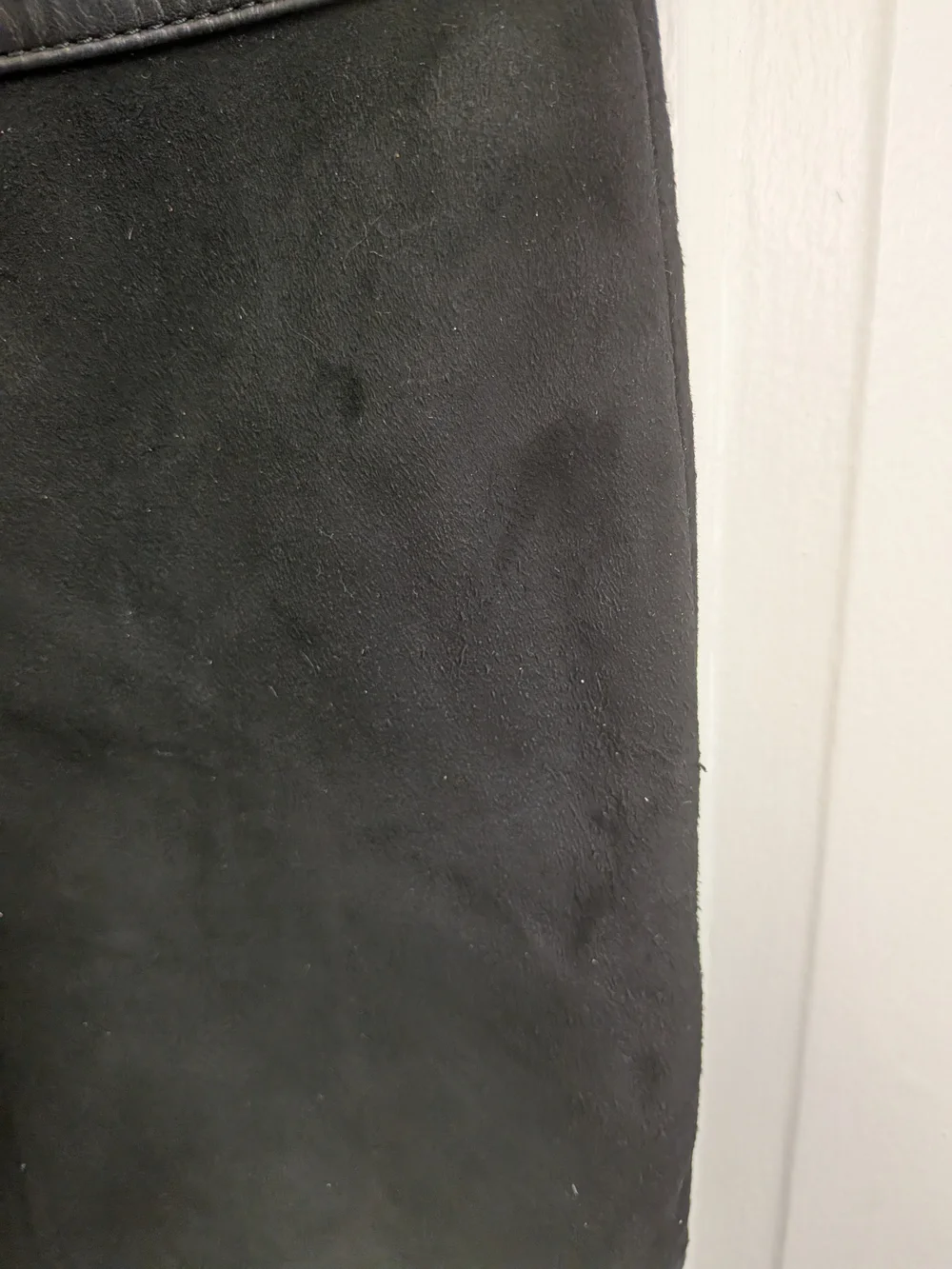 Pittards England Suede And Leather Tote
